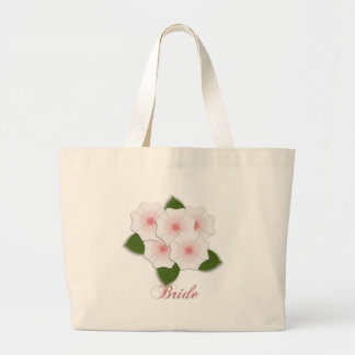 KRW Cherry Blossom Bride Large Tote Bag