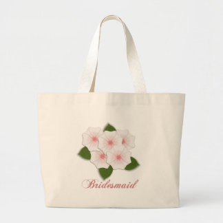 KRW Cherry Blossoms Bridesmaid Large Tote Bag