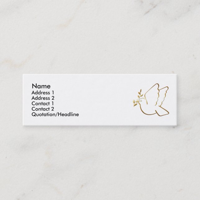 KRW Christian Dove Custom Profile Card (Front)