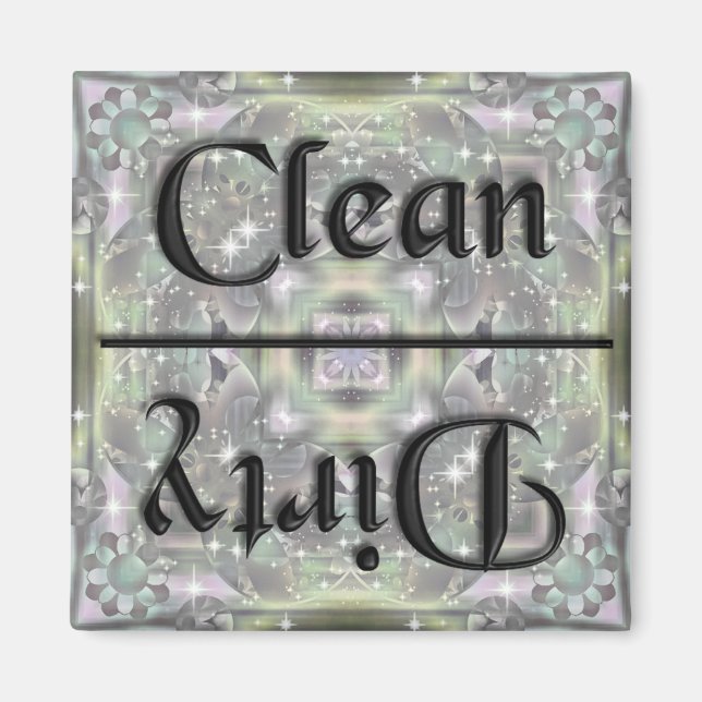 KRW Clean and Dirty Kitchen Magnet (Front)