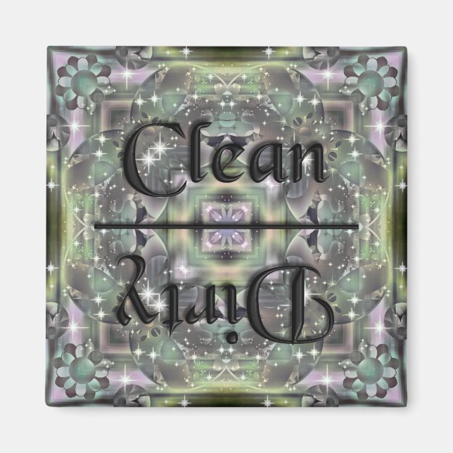 KRW Clean and Dirty Kitchen Magnet (Front)