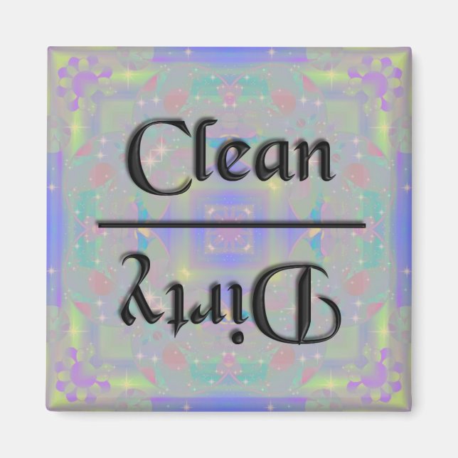 KRW Clean and Dirty Kitchen Magnet (Front)