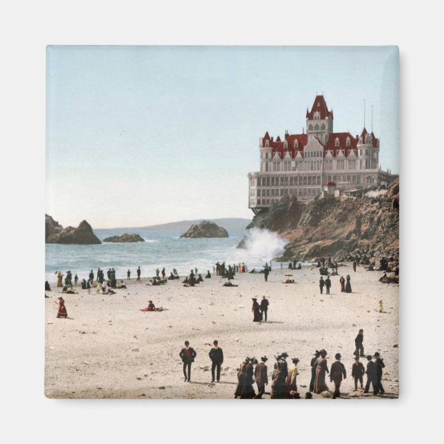 KRW Cliff House, San Fransisco 1902 Vintage Magnet (Front)