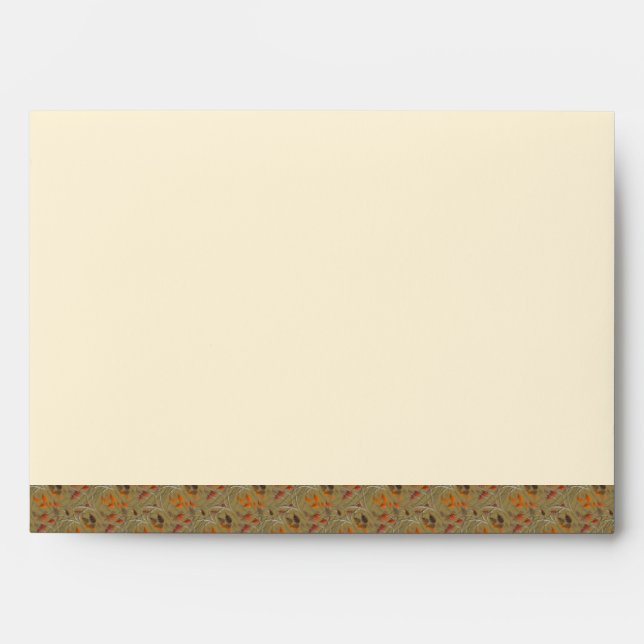 KRW Colorful Autumn Leaves A7 Envelope (Front)