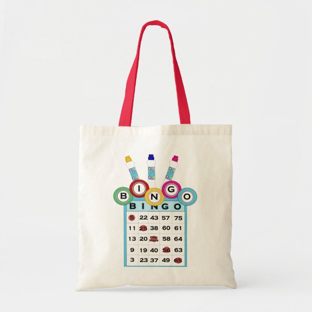KRW Colorful Bingo Tote Bag (Front)