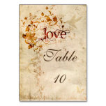 Krw Corinthians Love Is: Custom Wedding Table Card at Zazzle