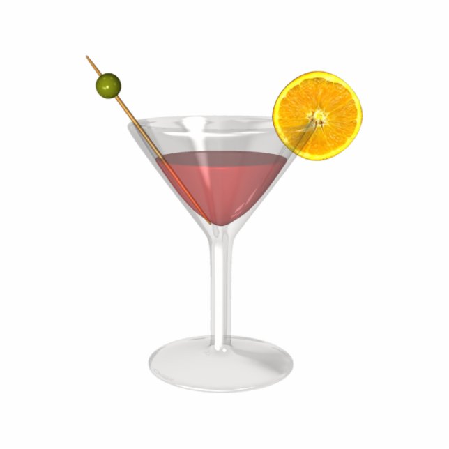 KRW Cosmopolitan Cocktail Statuette (Front)