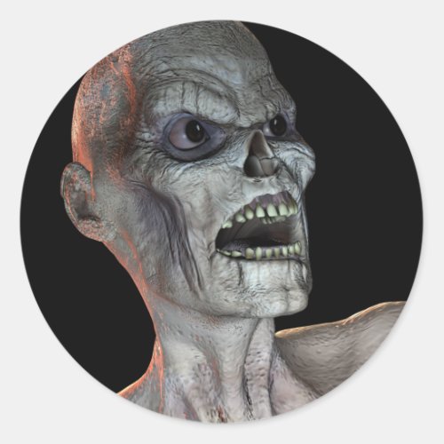 KRW Creepy Zombie Halloween Sticker