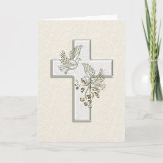 KRW Cross and Doves Card