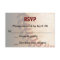 KRW Custom Baseball Bar Mitzvah RSVP Card