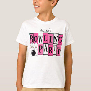 KRW Custom Bowling Birthday Party Kid's T-Shirt