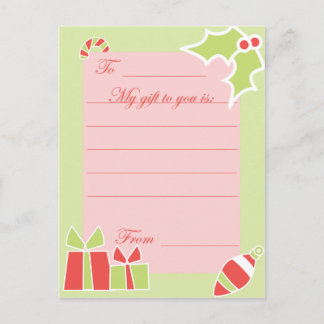 KRW Custom Holiday Gift Card
