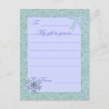 Krw Custom Holiday Gift Card by KRWHolidays at Zazzle