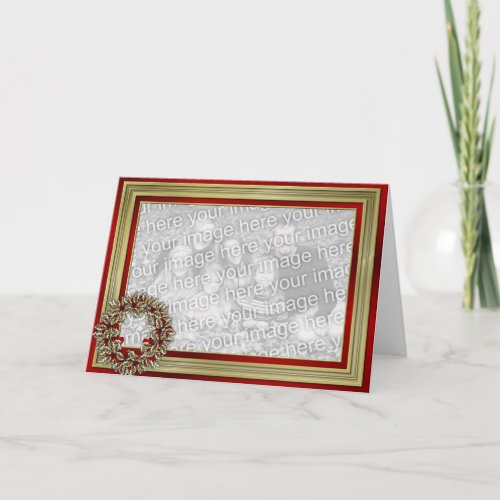 KRW Custom Holiday Photo Frame Card