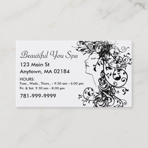 Customizable KRW Custom Salon or Spa Appointment Business Cards