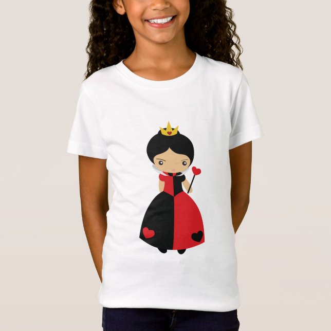 KRW Cute Queen of Hearts T-Shirt (Front)
