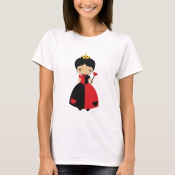 Krw Cute Queen Of Hearts T-shirt by KRWDesigns at Zazzle