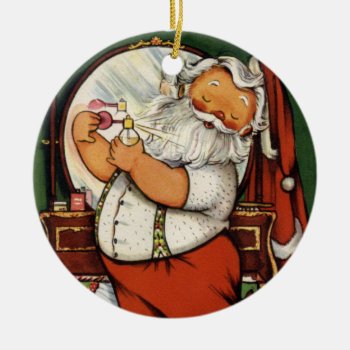 Krw Cute Vintage Santa Claus Holiday Ornament by KRWHolidays at Zazzle