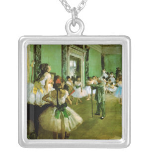 KRW Degas Ballet Vintage Sterling Silver Necklace