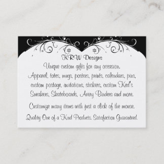 KRW Designs Business Cards