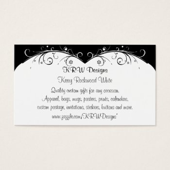 Krw Designs Business Cards2 by KRWDesigns at Zazzle