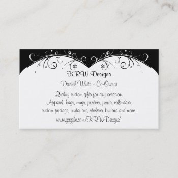 Krw Designs Business Cards2 Business Card by KRWDesigns at Zazzle