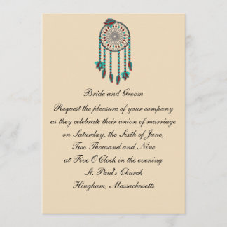 KRW Dreamcatcher Custom Wedding Invitation