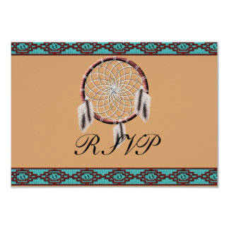 Native American Invitations Announcements Zazzle Krw Dreamcatcher Native American Wedding Rsvp Card