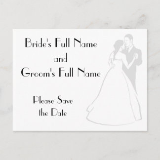 KRW Elegant Custom Save the Date Card