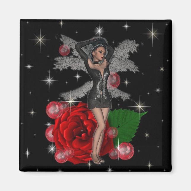 KRW Elegant Rose Faery Magnet (Front)