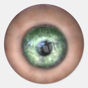 KRW Eye of the Monster Halloween Classic Round Sticker