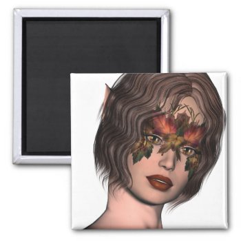 Krw Fall Masked Faery Magnet by KRWDesigns at Zazzle