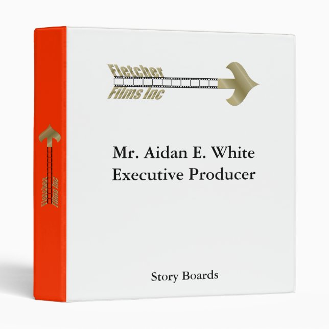 KRW Fletcher Films Custom Binder (Front/Spine)