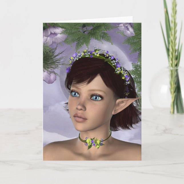 KRW Floral Fairy Fantasy Card (Front)