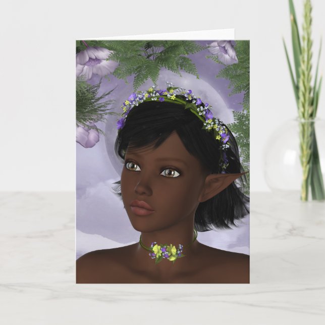 KRW Floral Fairy Fantasy Card (Front)