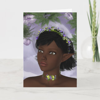 KRW Floral Fairy Fantasy Card