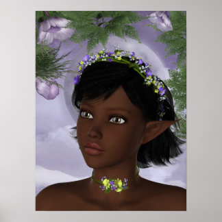 KRW Floral Fairy Fantasy Poster