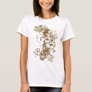 KRW Flourishing Beauty Brown T-Shirt