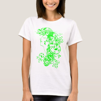 KRW Flourishing Beauty Green T-Shirt