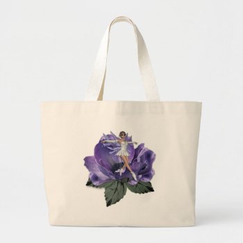 Krw Flower Faery 4 Large Tote Bag by KRWDesigns at Zazzle