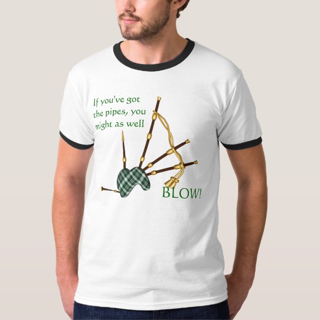 KRW Funny BagPipe Shirt (Front)