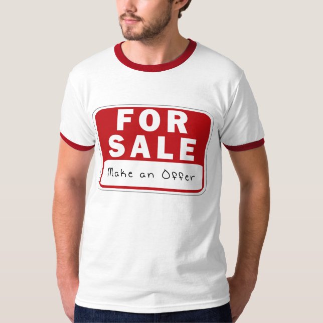 KRW Funny For Sale Sign  T-Shirt (Front)