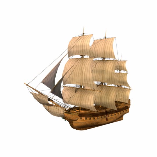 KRW Galleon Pirate Ship Photo Sculpture | Zazzle