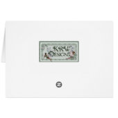 KRW Garden Faery African American Custom Card (Back Horizontal)