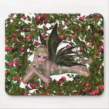 Krw Garden Faery - Blonde Mouse Pad by KRWDesigns at Zazzle