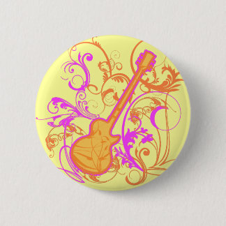 KRW Girl's Rock Guitar Grunge Button