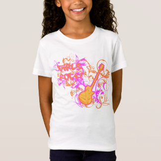 KRW Girl's Rock Guitar Grunge T-Shirt