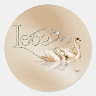 KRW Graceful Swans Love Wedding Seals