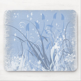 KRW Grunge in Blue Take 2 Mouse Pad