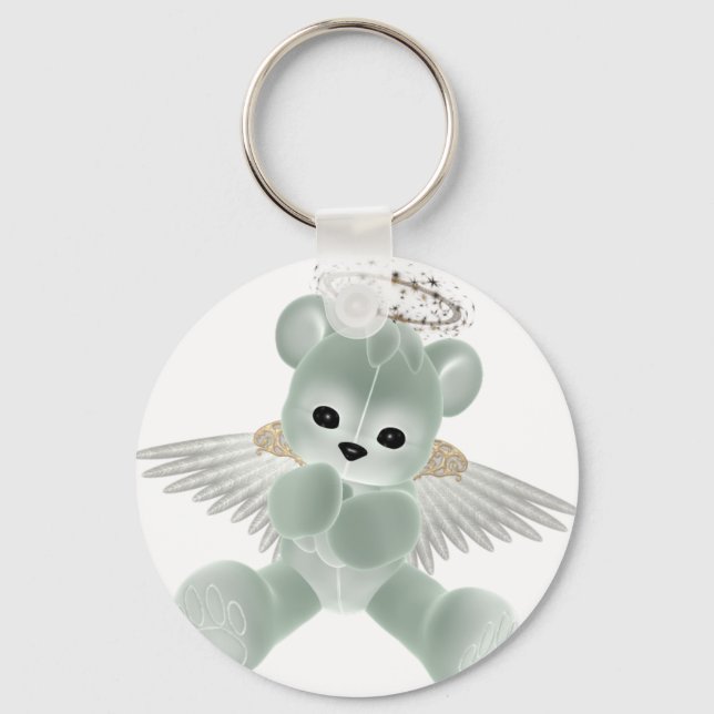 KRW Guardian Angel Bear Keychain (Front)
